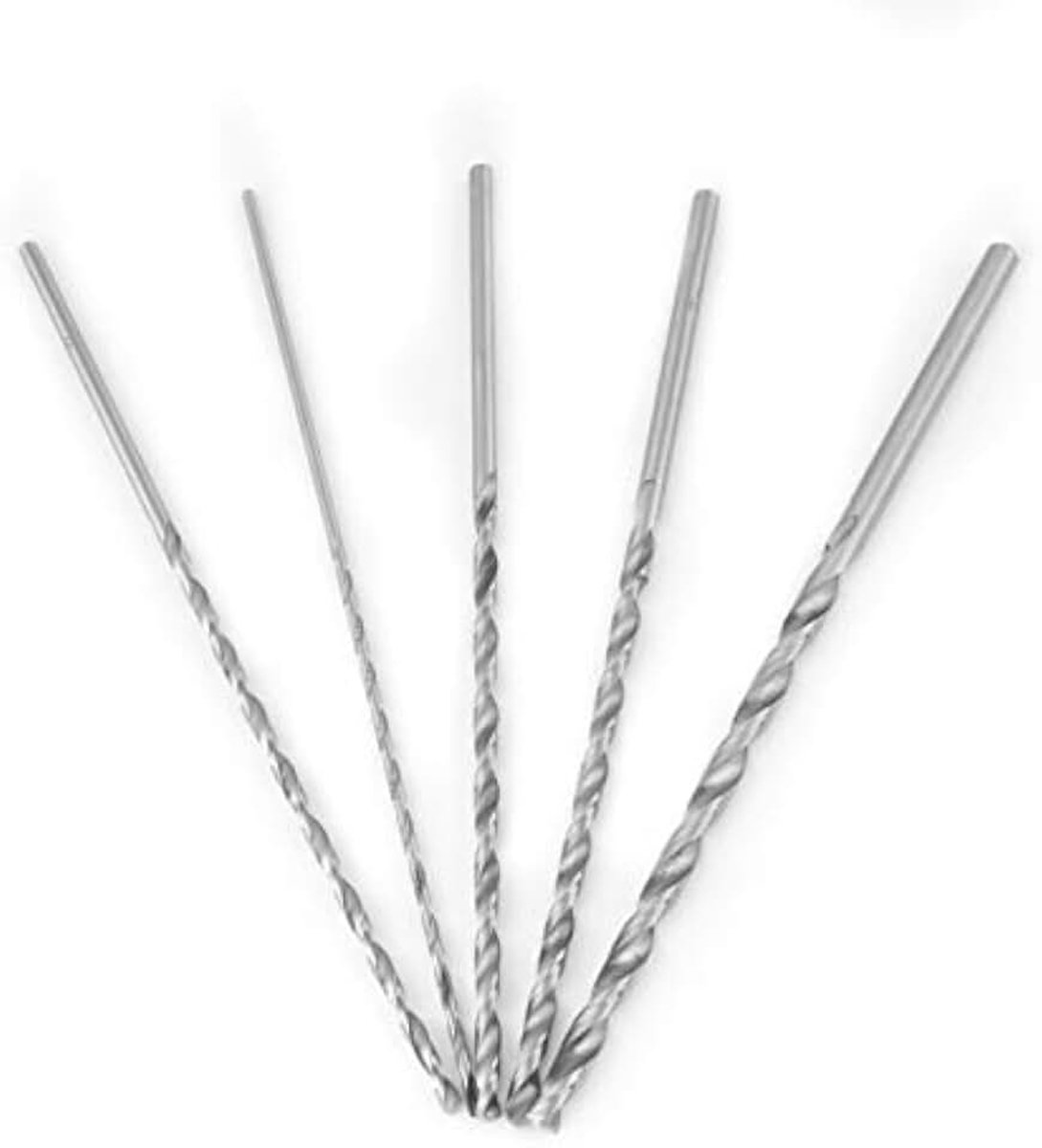 Boorset van Hout, 2mm, 3mm, 3.5mm, 4mm, 5mm Diameter, 5 Stuks