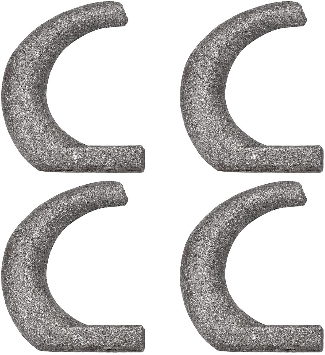 4 stuks stalen soldeerhaken voor kabel, soldeerhaak voor veiligheidsketting, soldeergesp, tractorhaak, spanringen voor ketting voor vrachtwagens, aanhangers, 39 mm