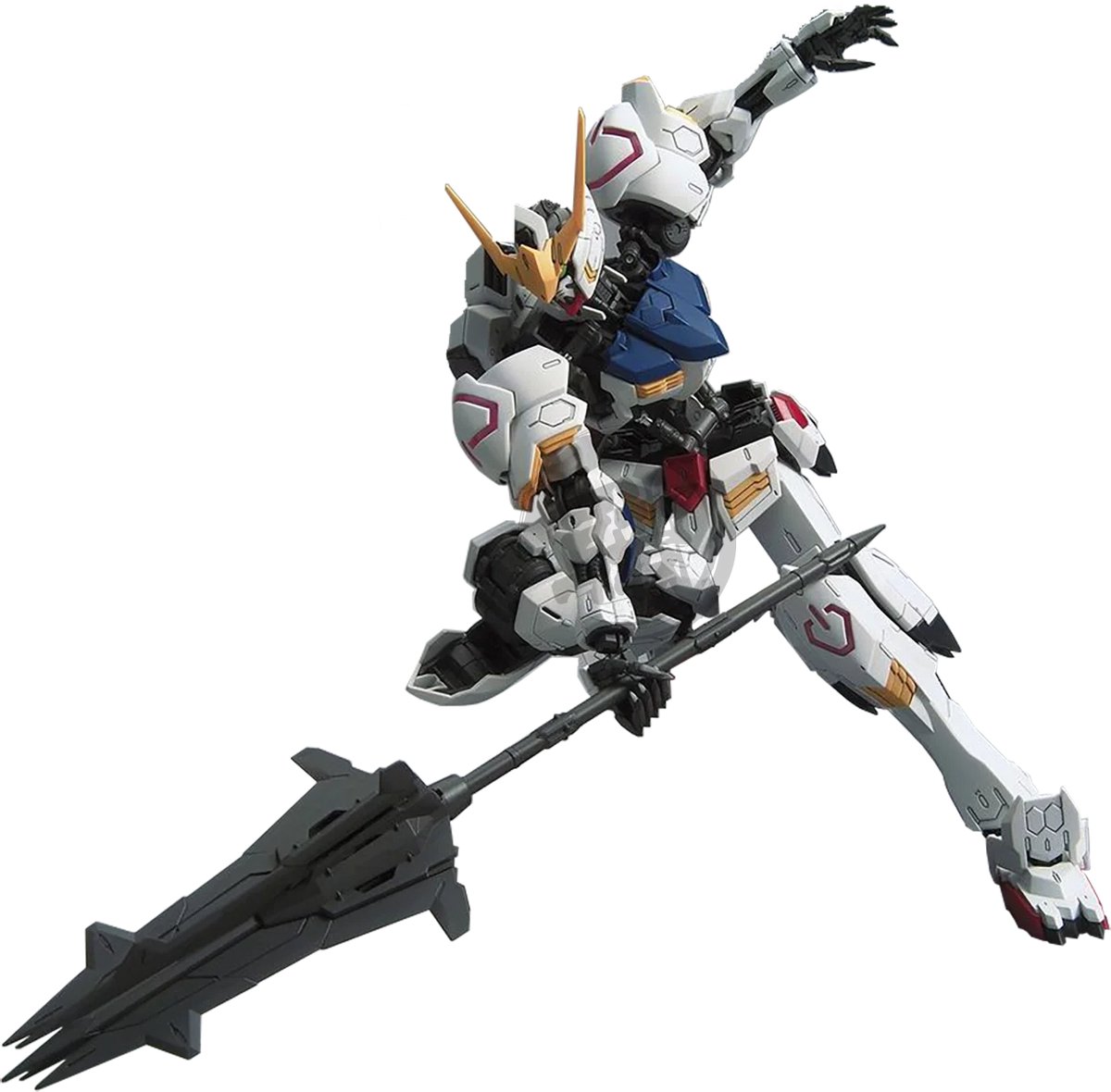 Gundam Iron Blooded Orphans Barbatos MG 1/100 Model kit | Gunpla robot bouwpakketten voor volwassenen | Speelgoed modelbouw zonder verf lijm of gereedschap | Japanse 3D kunstof puzzel | Manga anime action figure box set incl stand
