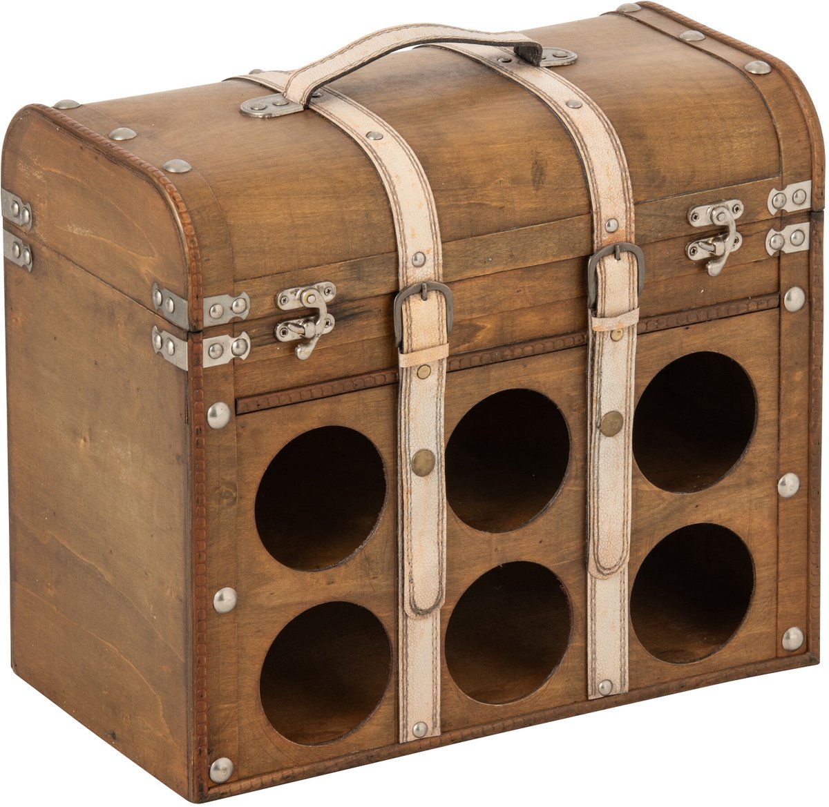J-Line Antieke doos - MDF - bruin