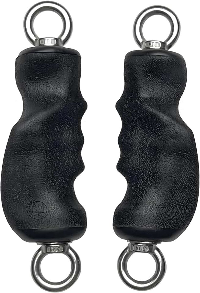 Kabelmachine-bevestiging met verbeterde ergonomische gymhandgrepen, LAT triceps-touw pull-down bevestiging, oefenhandgrepen voor thuisgymnastiek training