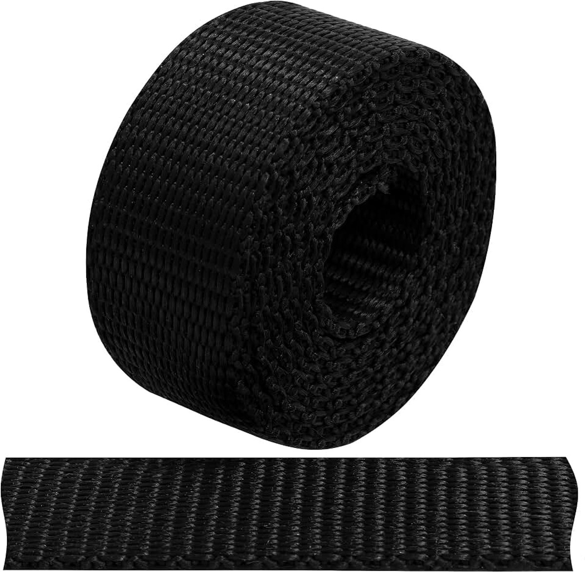 - C67805 - polyamideband - 1 m x 25 mm - kleur zwart