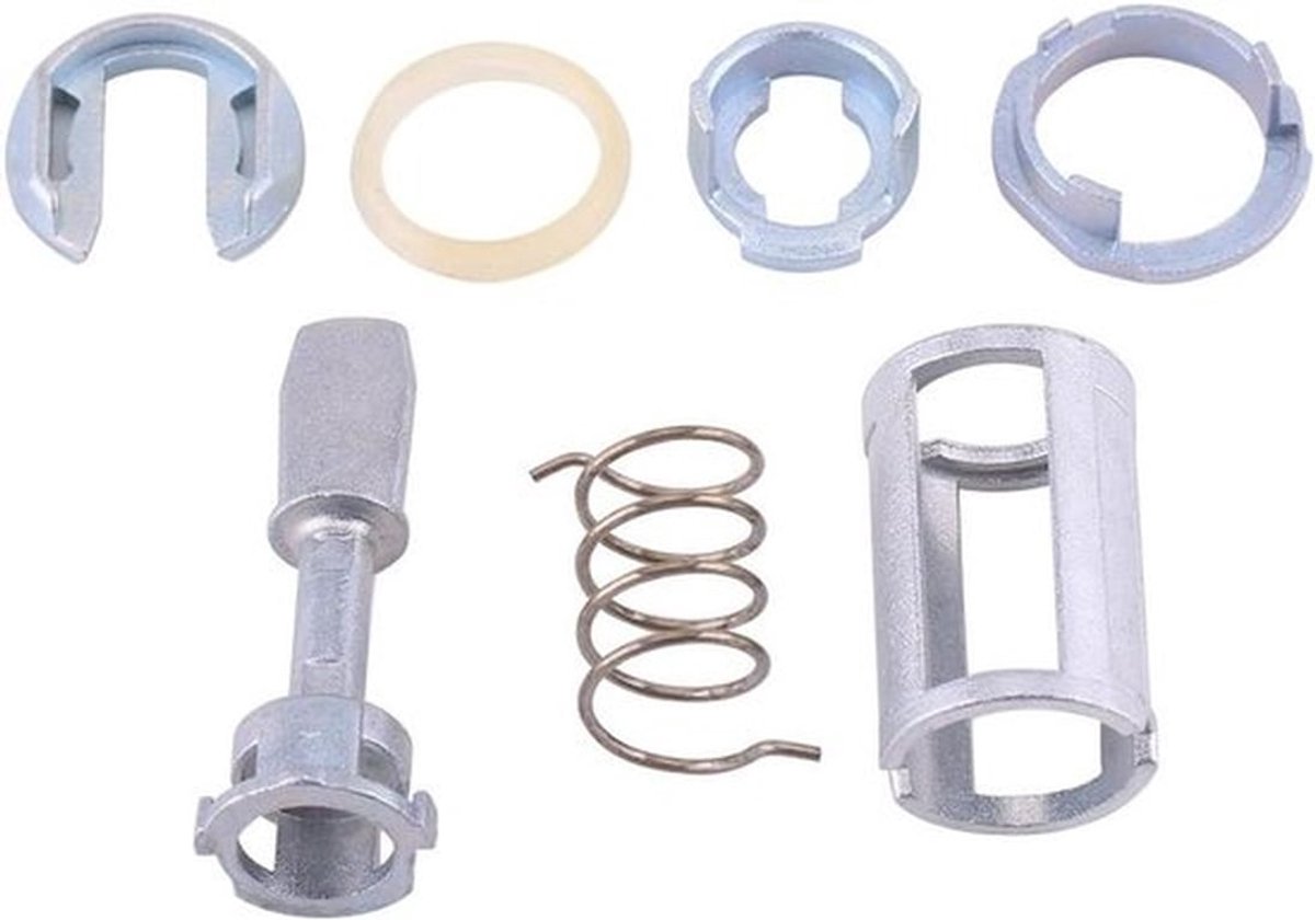 Deurslot Cilinder Reparatieset - Vervangende Onderdelen - Links Rechts - VW MK4 - Reparatie Tool - Geschikt voor V W - Cilinder - Zwart.