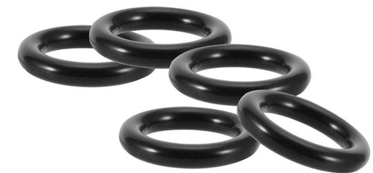 Ringafdichting 50 Stuks - PVC Waterdicht - O-Type Afdichtringen - Buitendiameter 18 mm - Dikte 2,35 mm - Milieuvriendelijk en Veilig - Afdichtring
