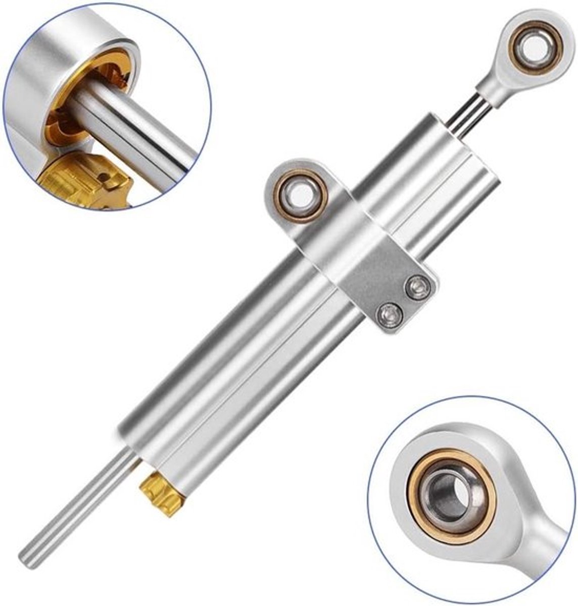 Universele Handlebar Damper voor Motorfietsen, CNC Aluminium Stuurdempers, Stabilizer Accessoires voor Verbeterde Rijervaring en Veiligheid