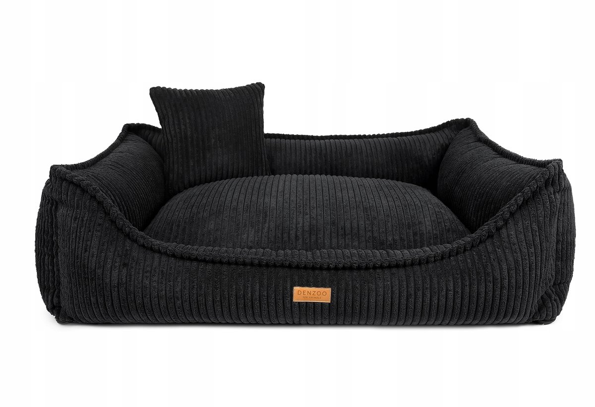 Denzoo Milano Hondenkussen Ortopedisch Zwart M 80x60