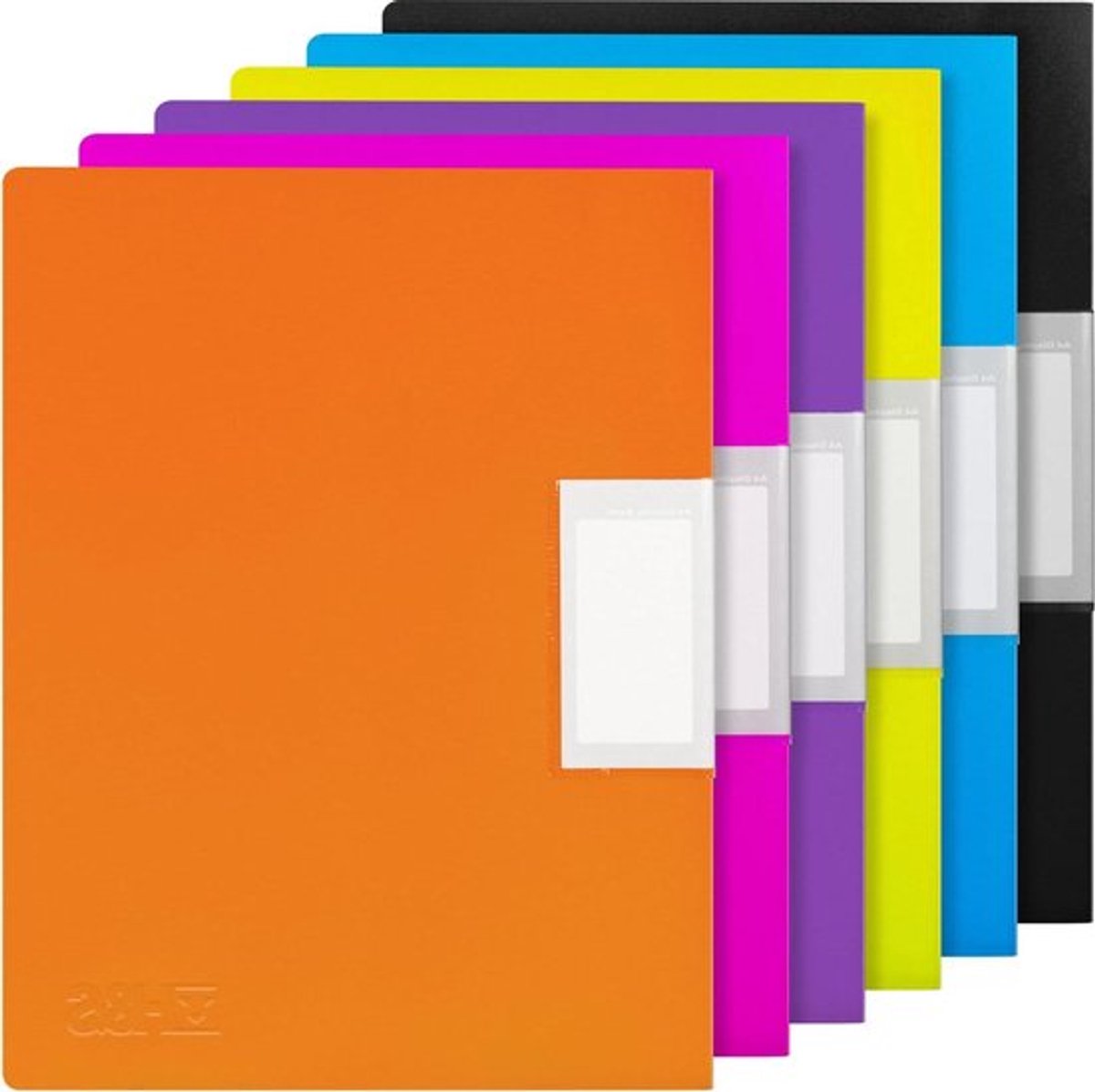 - A4 projectordner voor boekpresentaties (30 vakken, 6 eenheden) - Zwart - Duurzaam - Geschikt voor Office gebruik - Multi-kleur.