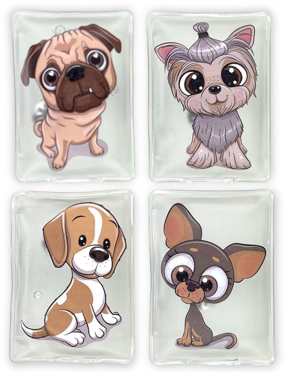 Handwarmers Oplaadbaar - Herbruikbare Warmtezakjes - Warmtepads - Warmteknikkussens - Set van 4 - Zachte Hoes van 100% Kunststof