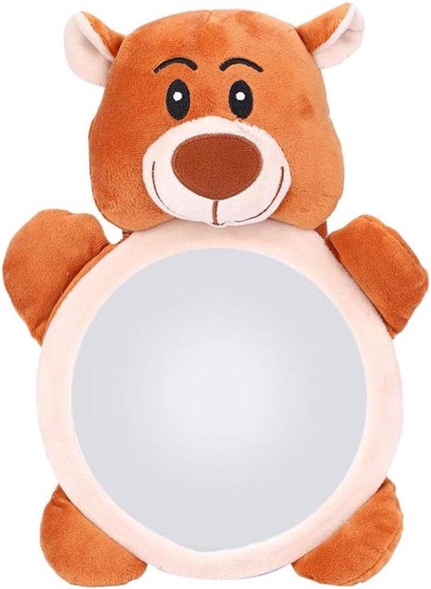 - Baby Spiegel voor Auto - Speelgoed - Educatief - Cartoon Beer Patroon - Pasgeboren Baby - Knuffel - Geschikt voor Auto - ZwartоГKrijg nu de titel van de hema.