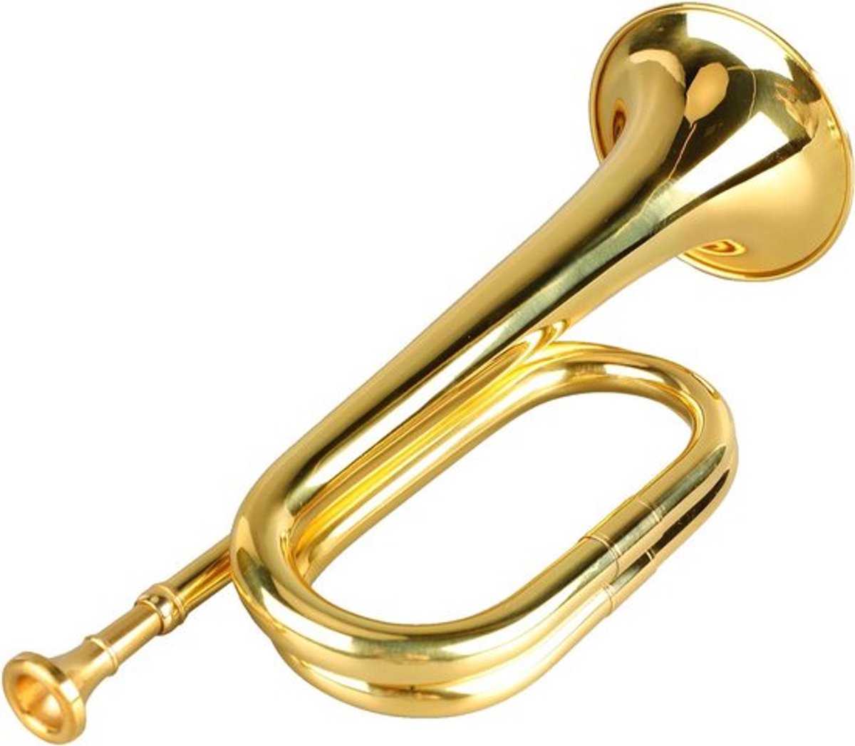Militaire Stijl Trompet in C-toon, Messing, Eenvoudig te Spelen voor Beginners, Perfect als Cadeau voor Muziekliefhebbers