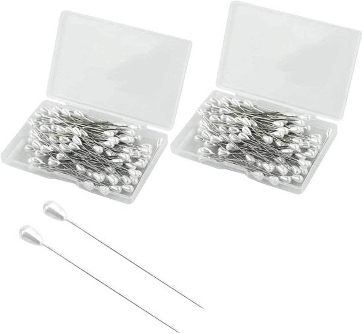 200 Stuks Boutonnière Pins met Parels, Lange Corsage Spelden voor Bruidsboeketten, DIY Projecten en Creatieve Handwerken