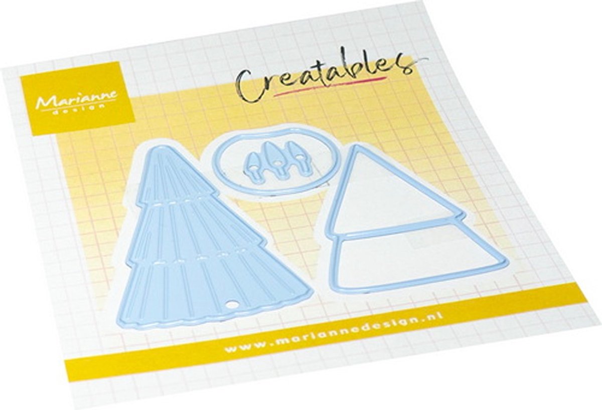 Marianne Design, Creatables stencil Christmas candles, LR0963