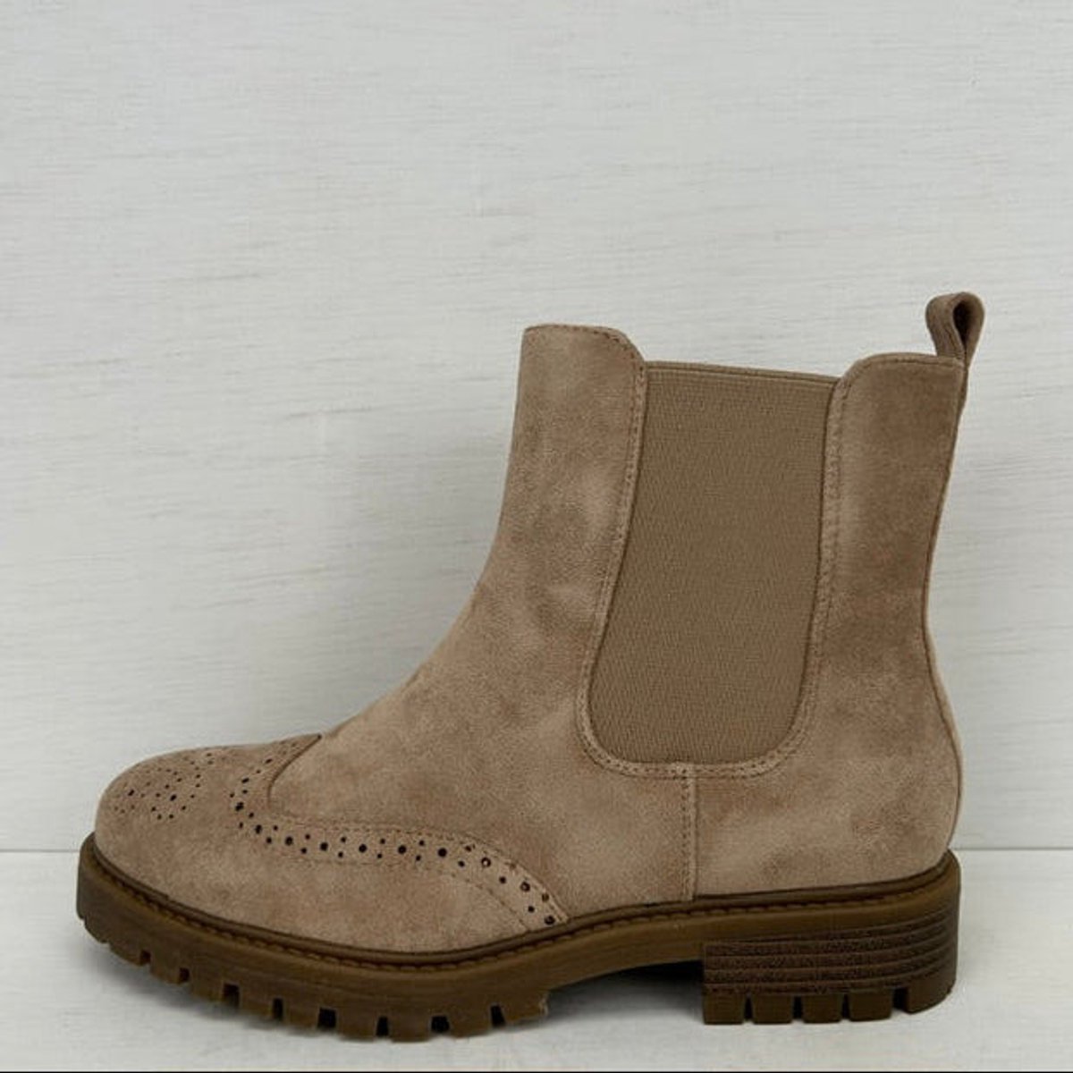 Geweldige boots met leuke afwerking khaki Khaki / 39