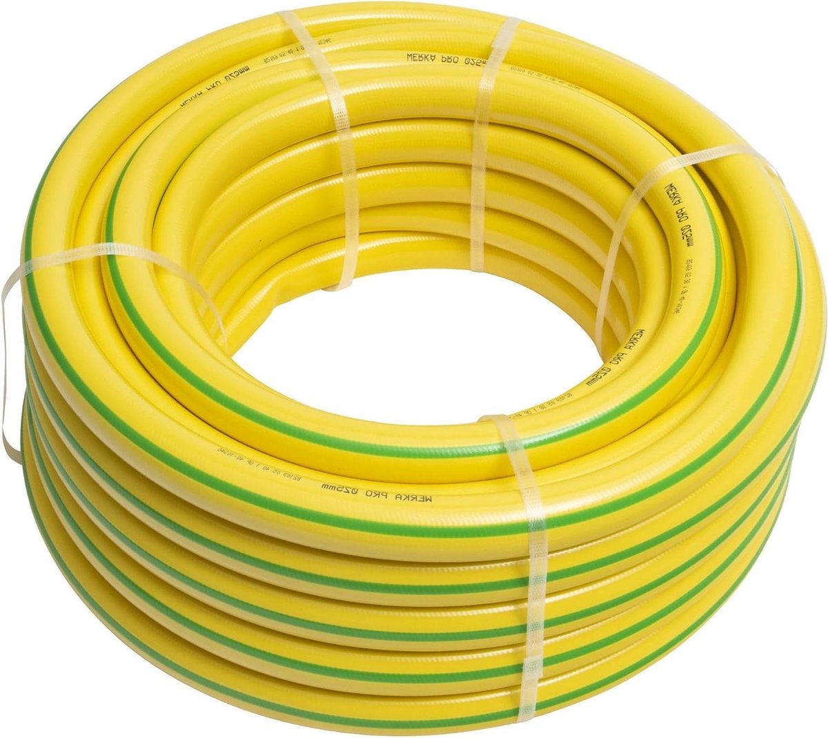 Versterkte tuinslang - Knikvrije slang - Tuin water geven - 4-laags PVC constructie - 25 mm 20 meter - Grijs
