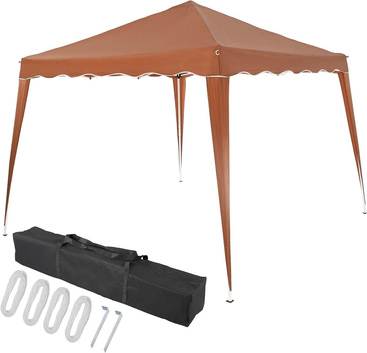 Pop-Up Tent - Feesttent Paviljoen - Buitenfeesten Organiseren - Waterdicht UV-bestendig - 3x3 Meter - Blauw