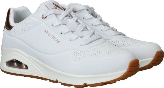 Skechers Uno - Gouden Air - Dames Sneakers - Wit