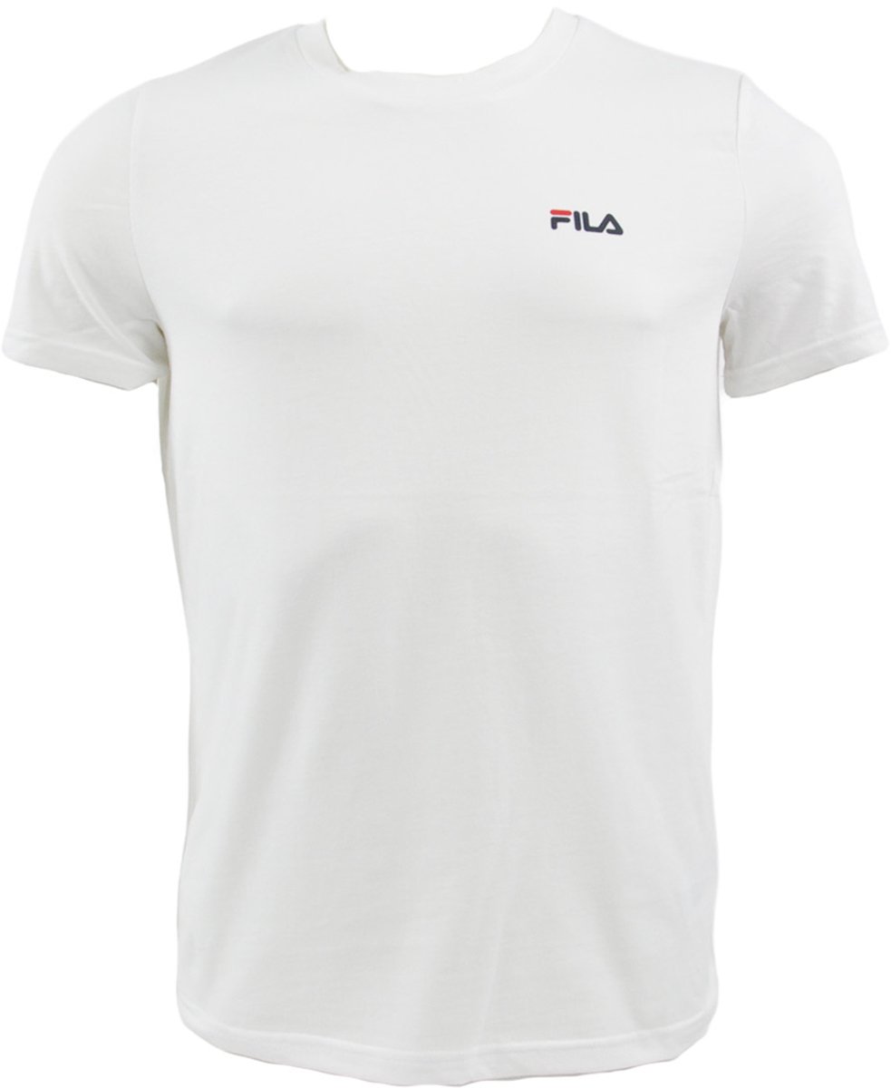 Fila Small logo T-shirt Wit
