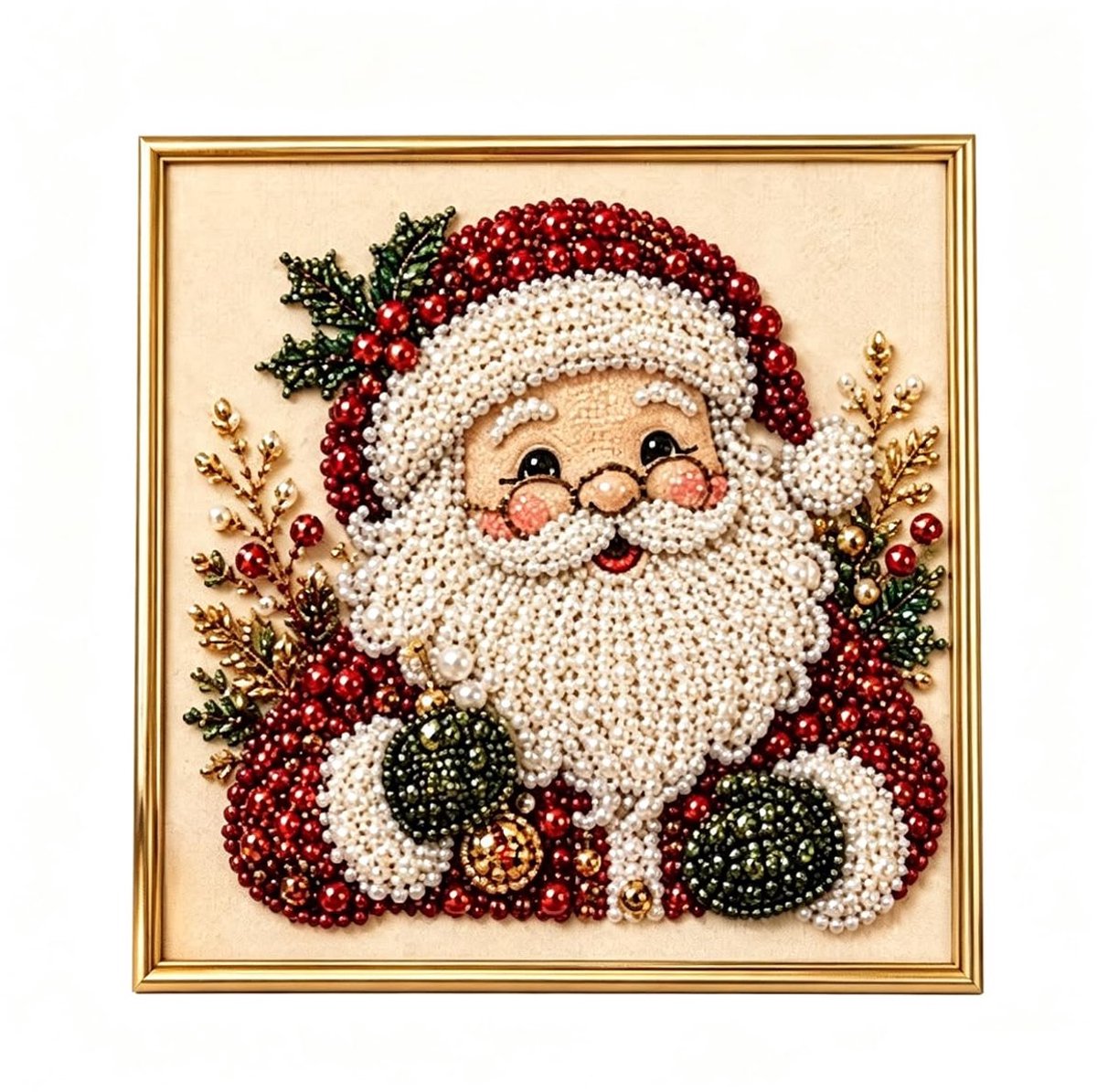 Casalora Diamond Painting - 3D Kerst Diamant Schilderij DIY Kit - Creatieve Hobby voor Volwassenen & Beginners - 30 × 30 cm (zonder lijst)