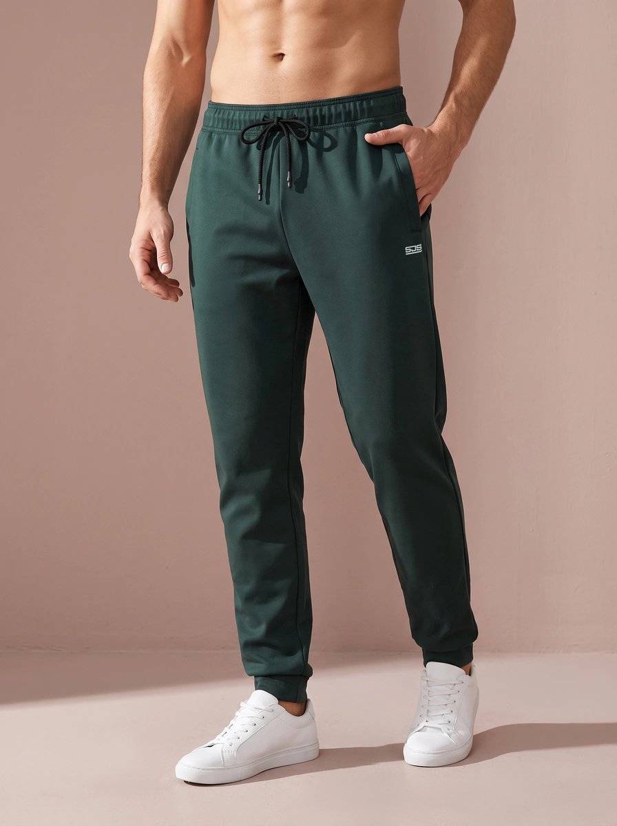 Sjeng Sports DECIMUS - Maat: M Retro Green - Tennis Broek Mannen - Sportbroek - 92% polyester, 8% elastaan, powerstretch