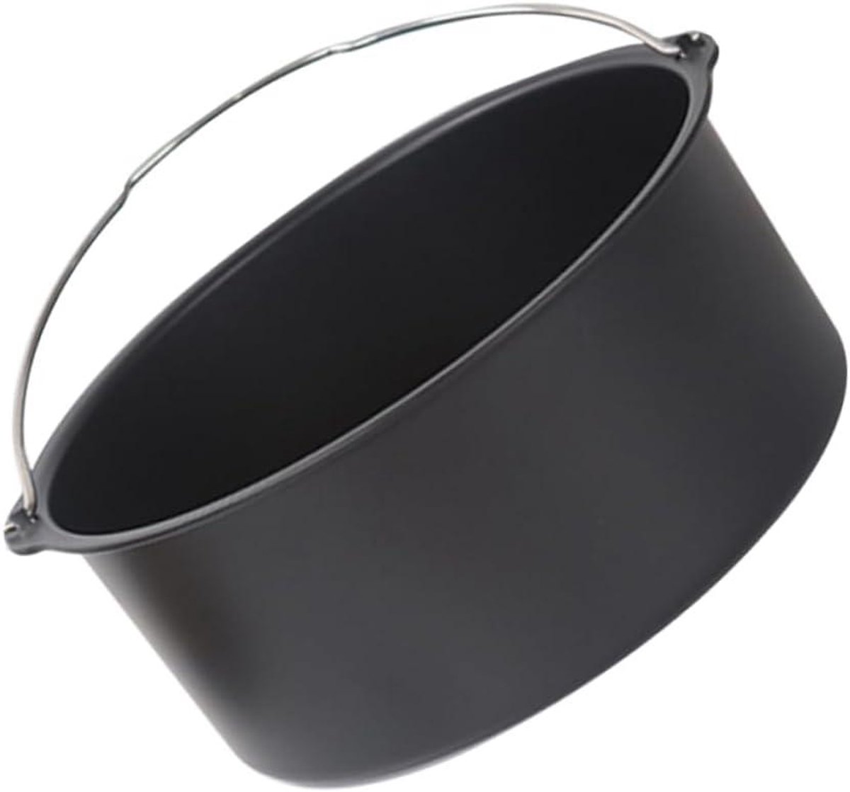 Friteuse Pan - Bakmand Keukengerei - Lekker Koken - Goede Warmtegeleider - 17 cm - Zwart