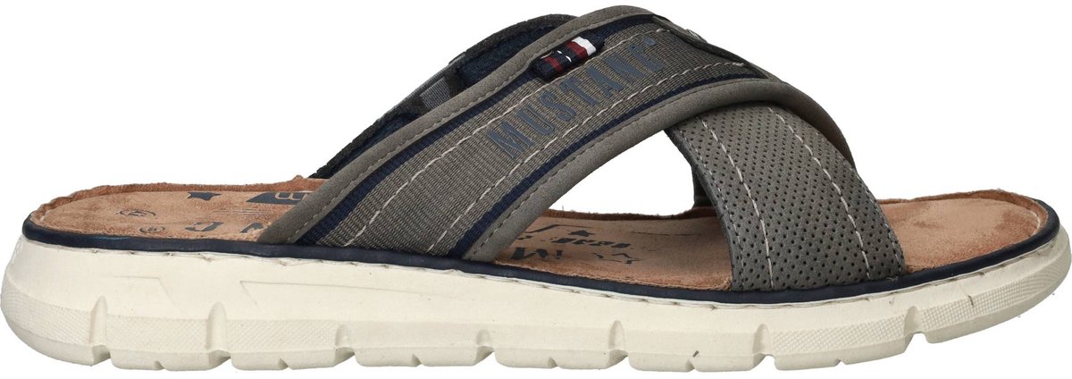 Mustang Slippers - Heren - Grijs - Maat:42