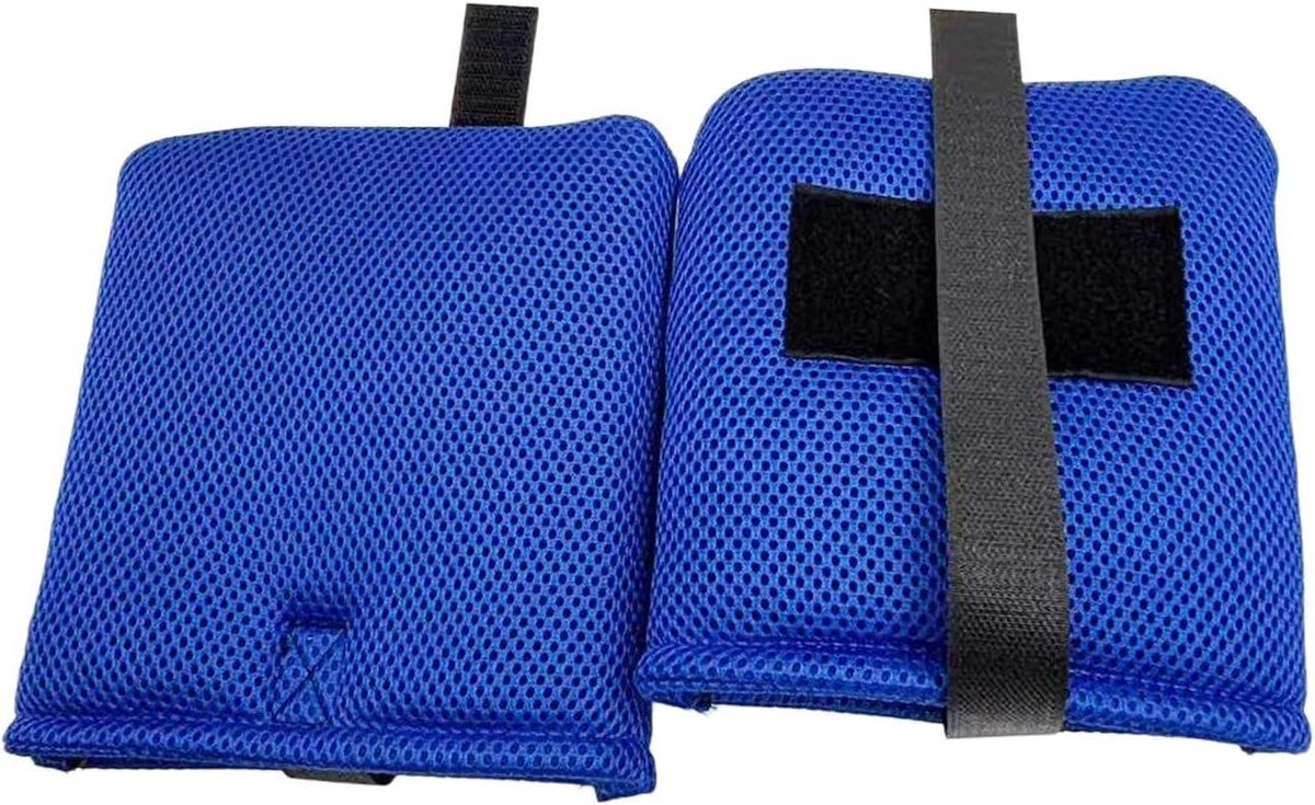 Rolstoel Voetenbankhoes - Voetsteunhoes Beschermhoes - Verhoogt Stabiliteit - Ademend Comfortdesign - 18 x 16 x 2 cm - Grijs