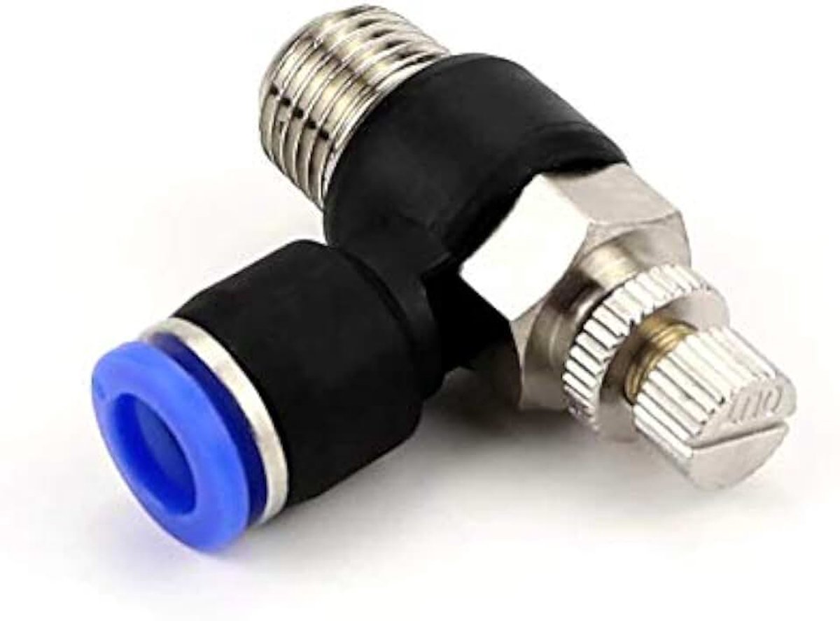 afvoerluchtklep 1/8 inch op 4 mm slang gasklep in industriële kwaliteit