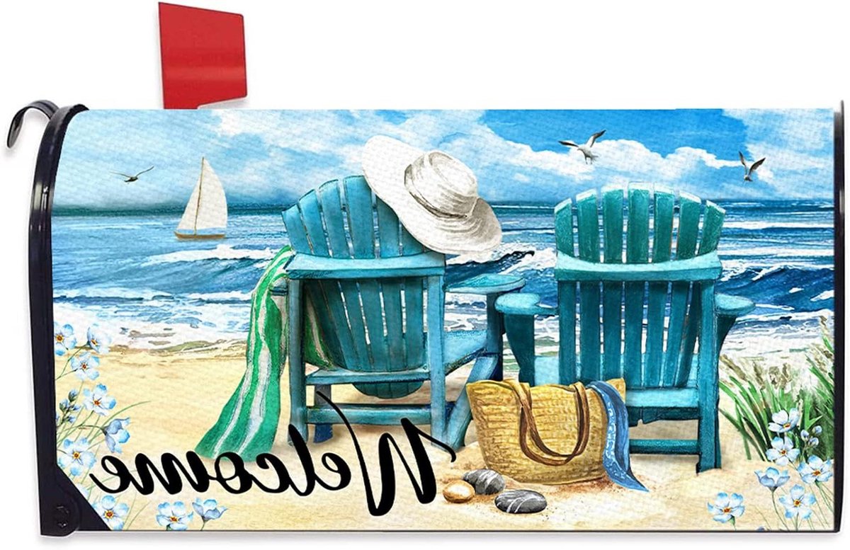 Brievenbus Cover - Post Box Wrap - Brievenbus Decoratie - Magnetische Bevestiging - 20.5 x 45.7 cm - Meerdere Kleuren