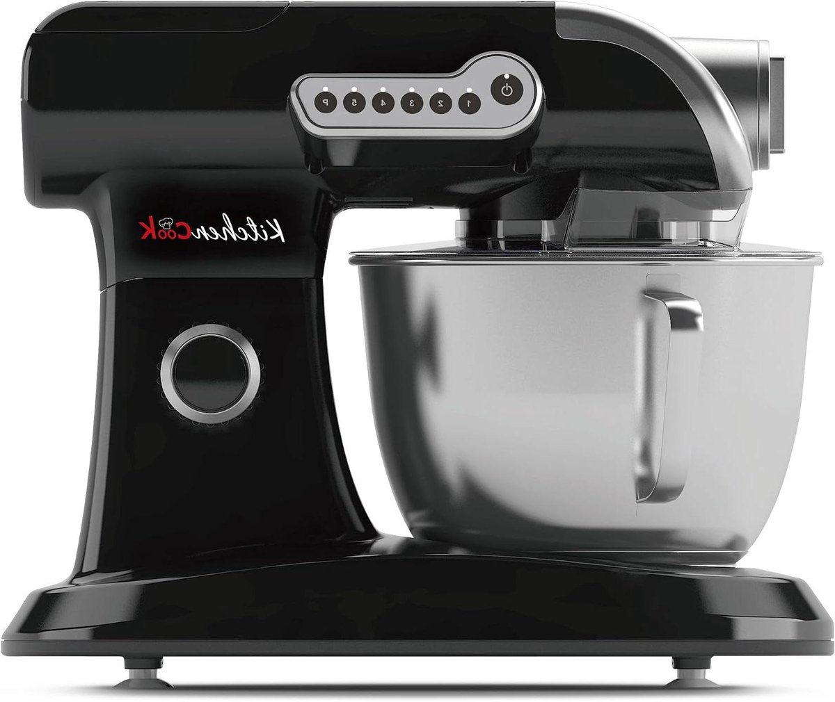Kneedmachine - Keukenrobot - Bakken en Mixen - Krachtige Motor - 6 Liter Kom - Zwart
