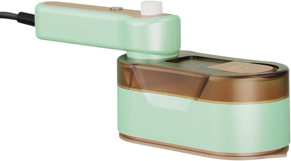 Handstomer voor Kleding - Draagbare Steamer - Kreukels Verwijderen - 180 Graden Draaibaar - 150 ml Tank - Groen