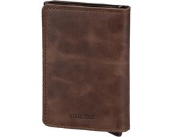 Secrid Slimwallet - Kaarthouder Portemonnee - Veilig Kaarten Bewaren - RFID Bescherming - 10 cm breed - Oak