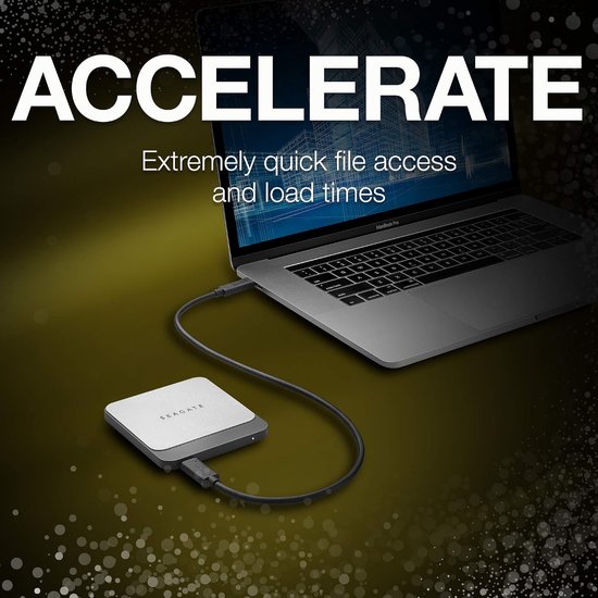Externe SSD - Draagbare Opslag - Bestanden Overzetten - Schokbestendig Design - 1 TB - Zwart — afbeelding 4