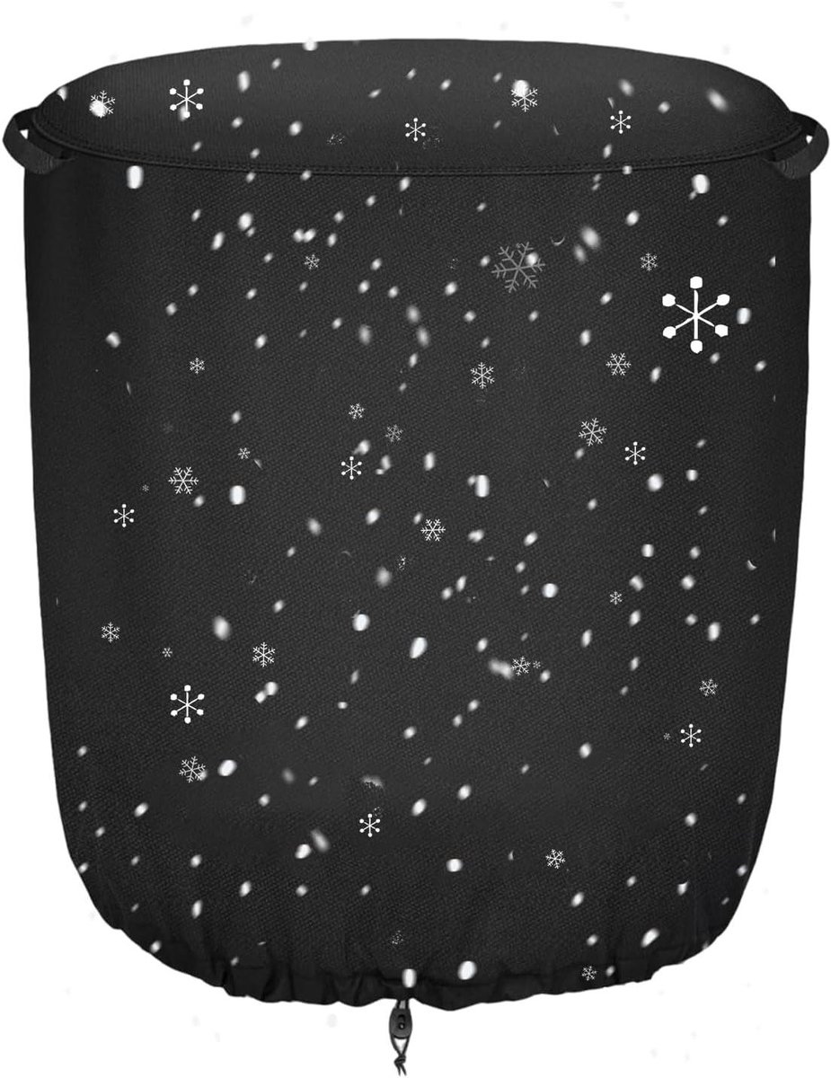 Vuurkorf Hoes - Beschermhoes Terras - Buiten Beschermen - Extra Stevige 600D - 60 cm Doorsnee - Zwart