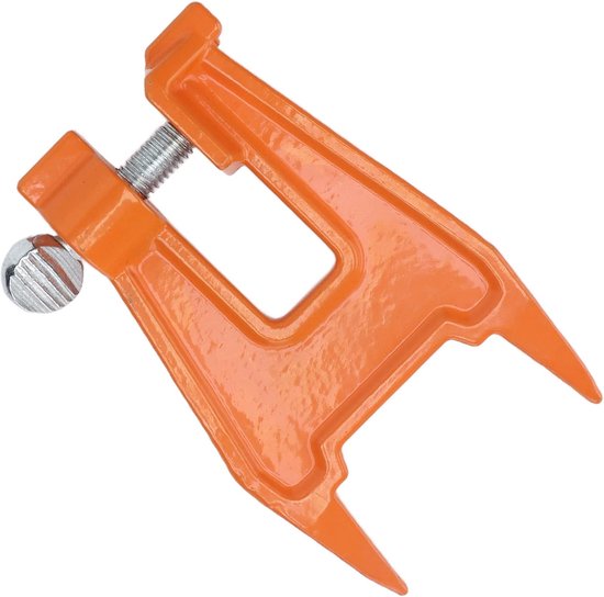 Kettingvijl Bankschroef - Kettingzaag Slijper - Ketting Slijpen - Lichtgewicht Draagbaar - 13 cm - Oranje — afbeelding 2