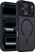 Hoesje - Geschikt voor iPhone 17 Pro - Zwart - Geschikt voor MagSafe – Slank - Shock proof - hoes