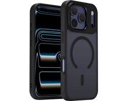 Hoesje - Geschikt voor iPhone 17 Pro - Zwart - Geschikt voor MagSafe – Slank - Shock proof - hoes