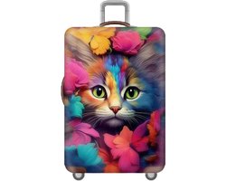 Reisbagagehoes - Elastische en stofbestendige beschermhoes voor koffers, Stretchable Polyester, Unisex, 23x14x3 cm