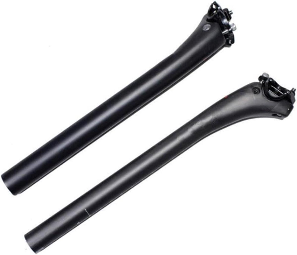 Fietszadelpen Koolstofvezel - Zadelsteun Fiets - Comfortabel Fietsen - Lichtgewicht Materiaal - 350 mm - UD Mat