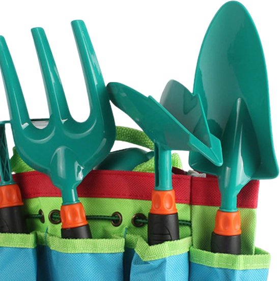 Tuingereedschap Set - Kinder Tuin - Natuur Ontdekken - Ergonomische Handgrepen - 23 x 15 x 13 cm - Groen van Tuingereedschap. — afbeelding 5