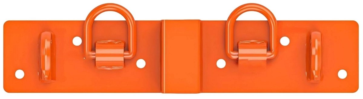 Tractor Bucket Hooks - Heavy Duty Trek- en Hijsaccessoires met D-Ring - voor tractor en hefwerk - Versterkt Staal - Zwart