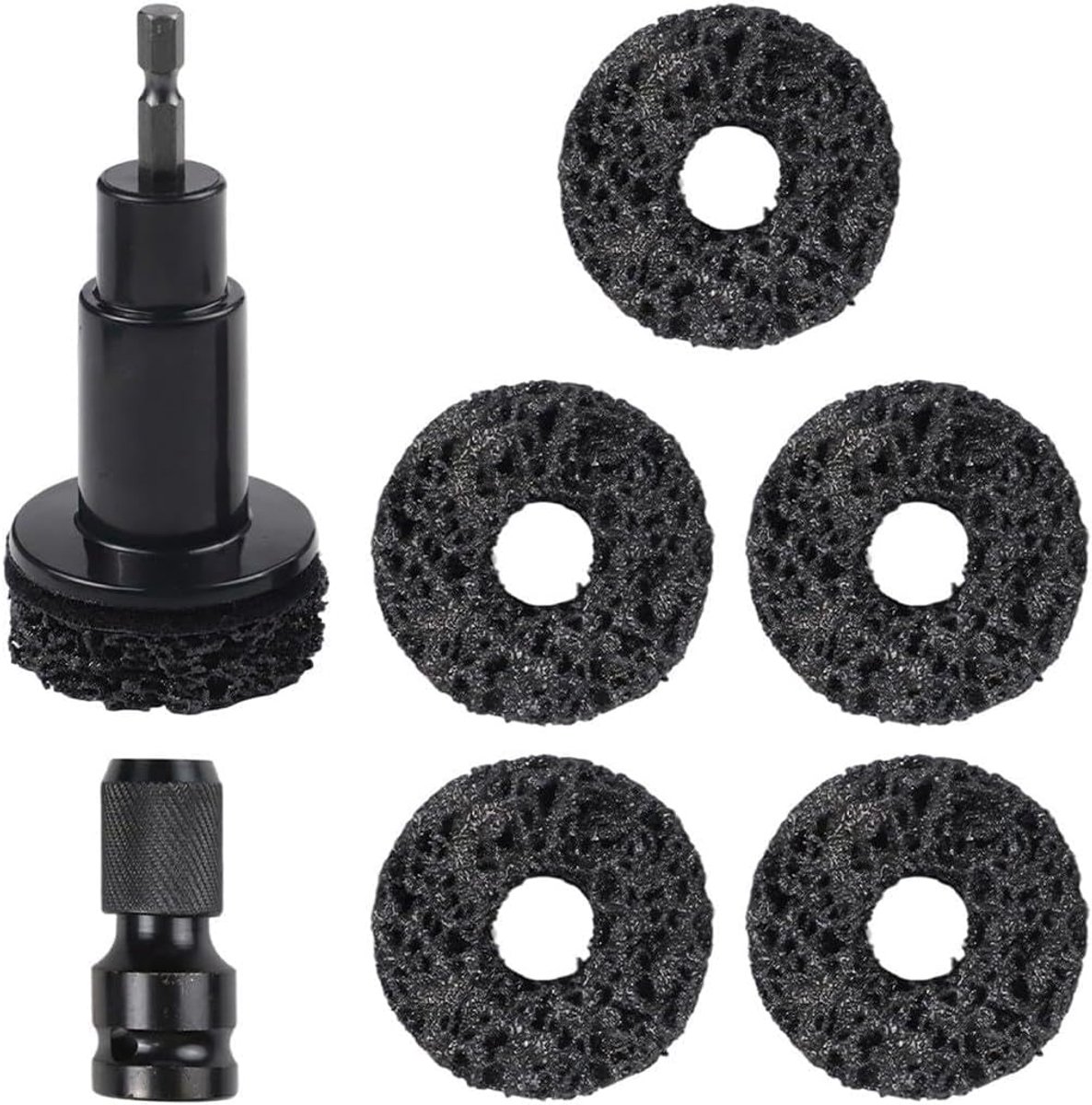 Roestverwijderaar Set - Remgereedschap - Auto Onderhoud - Aluminiumlegering - 8 Delig - Metaal