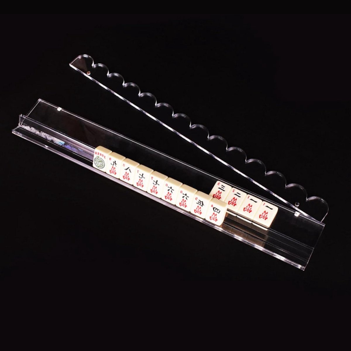Mahjong schuifplank - Spel accessoires - Traditioneel spel - Magnetisch ontwerp - 50 cm lengte - Helder