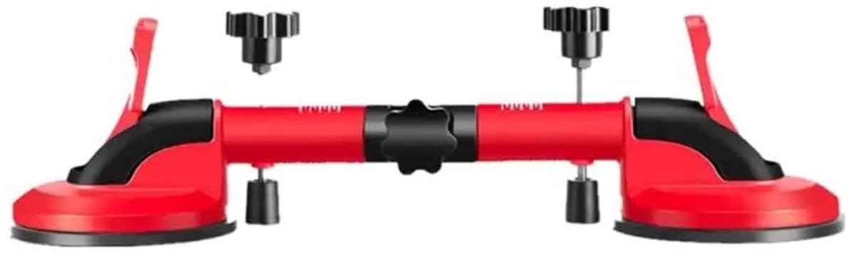 Glazen zuignap - Tegel lifter - Gladde materialen verplaatsen - Sterke zuigkracht - 120-130 mm diameter - Zilver