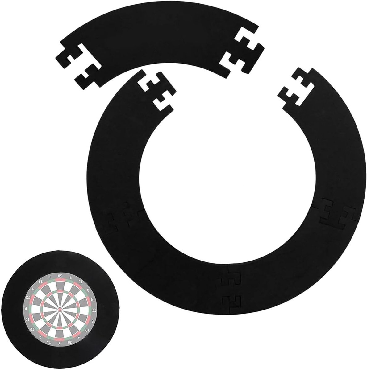 Beschermring voor dartborden, 45 cm ring voor muurbeveiliging, voorkomt schade en slijtage