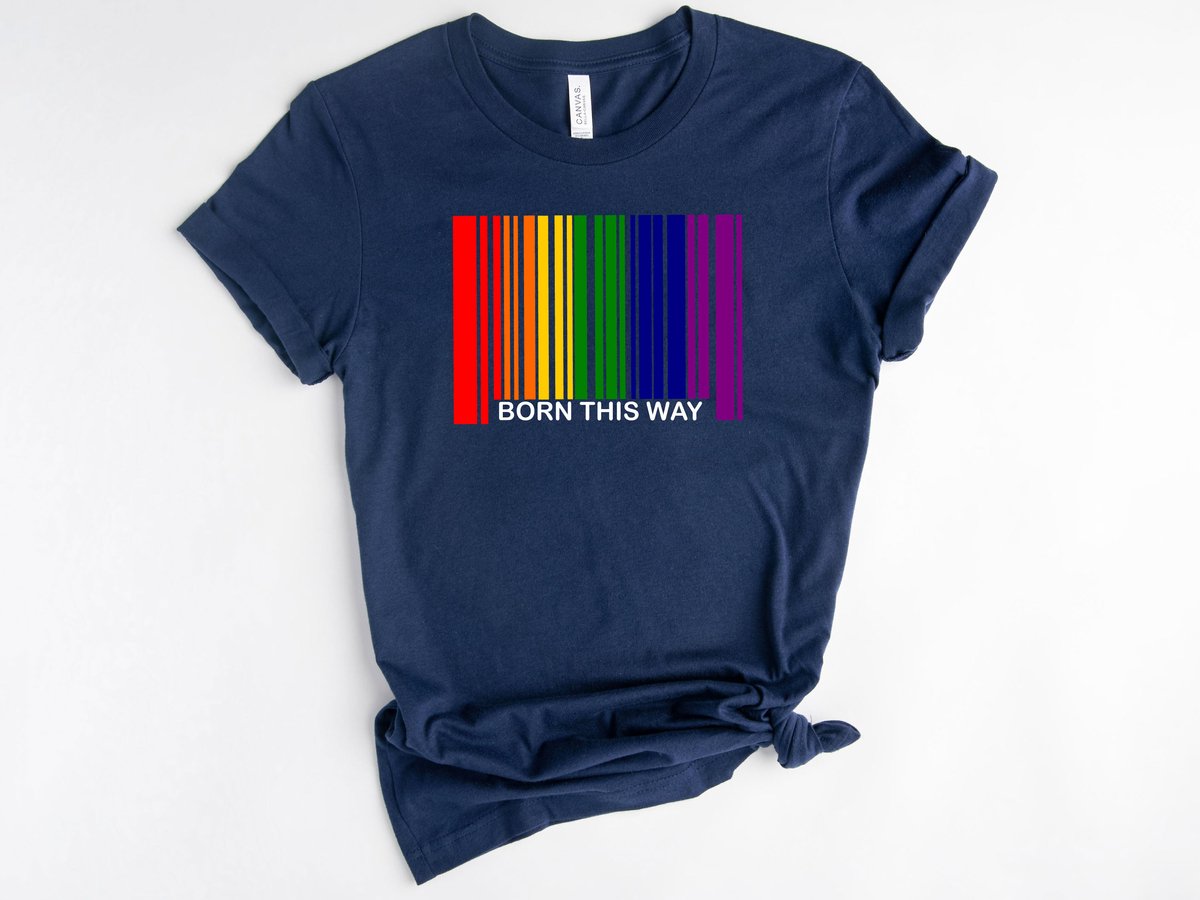 Lykke - LGBTQ+ T-shirt - Uniek ontwerp voor Pride - Gemaakt van 100% katoen-Navy- M