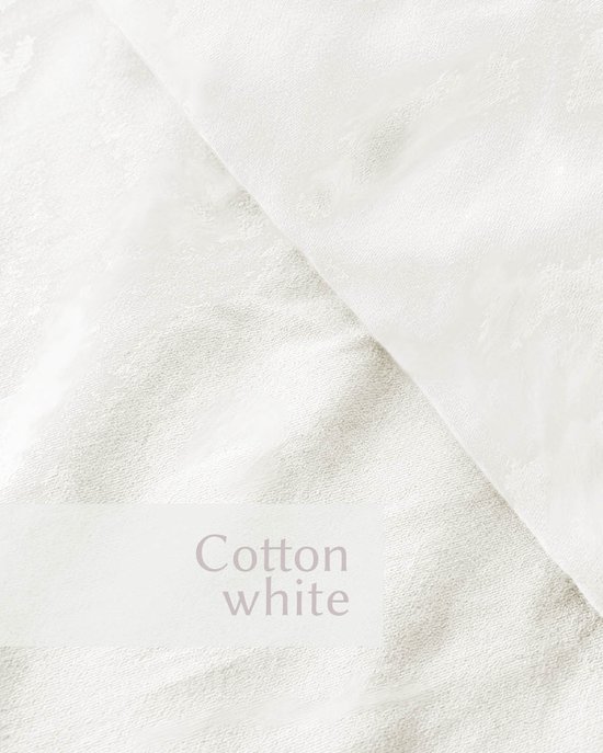 HOOMstyle Dekbedovertrek met kussenslopen - luxe micro Percale - dekbedovertrek - 240x240cm - Lits-Jumeaux - Cotton White van HOOMstyle — afbeelding 5