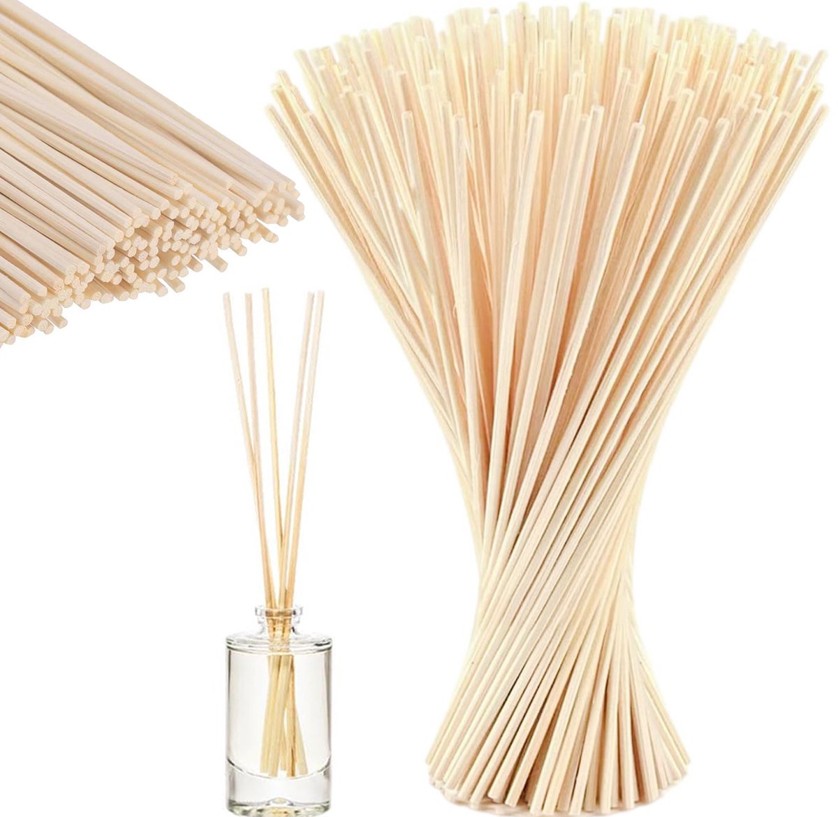 Losse Geurstokjes - 100 Stuks - Luxe Geurstokjes Navulling - 30 x 0,3 cm - Navulling Geurs