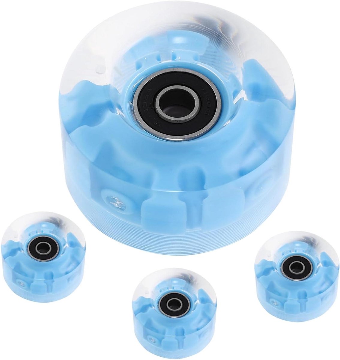 Roller skate wielen Skeeler wielen Straat skeeleren Lichtgevend design 5.7×5.7×3.1CM