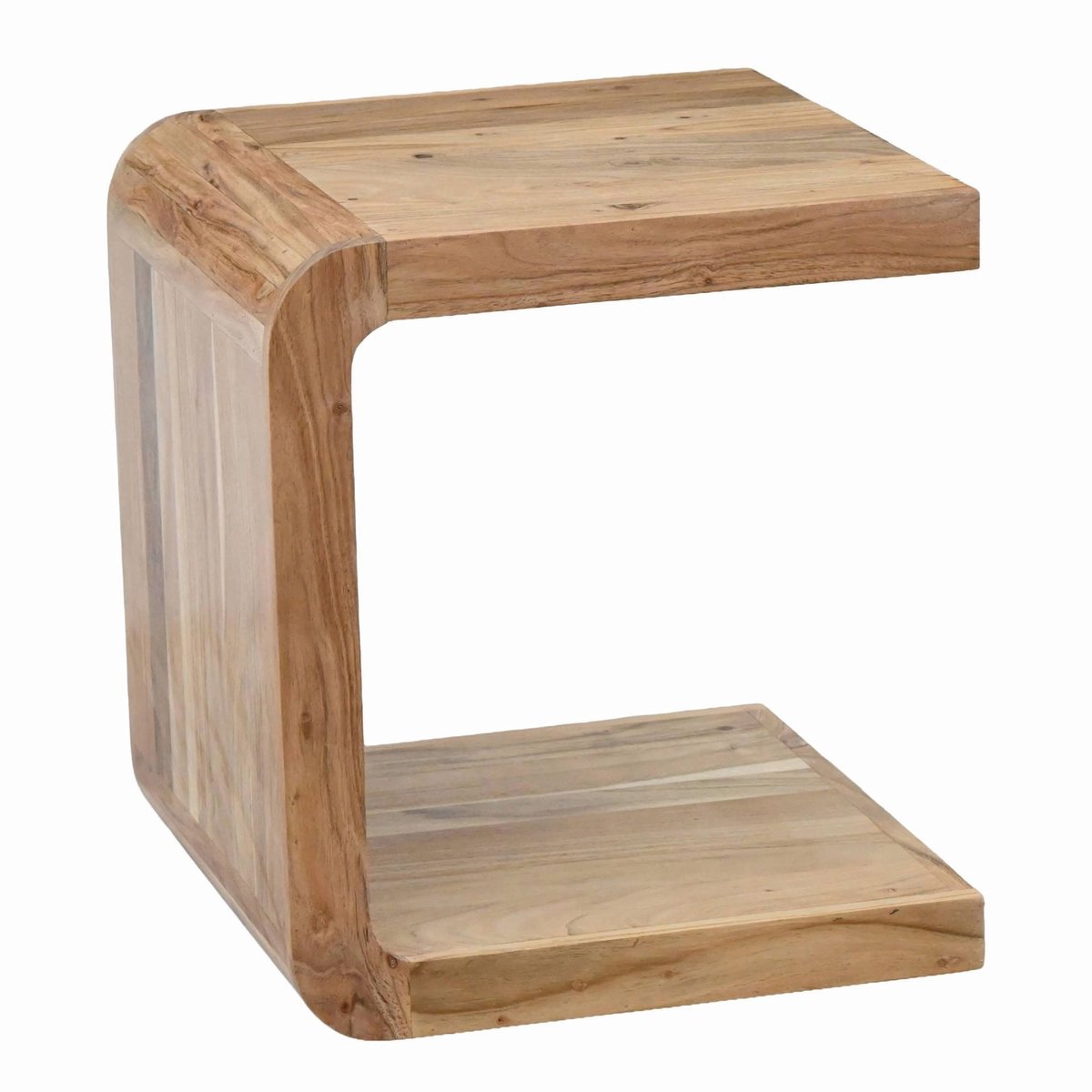 Bijzettafel acaciahout 45x45 cm - WL7.783