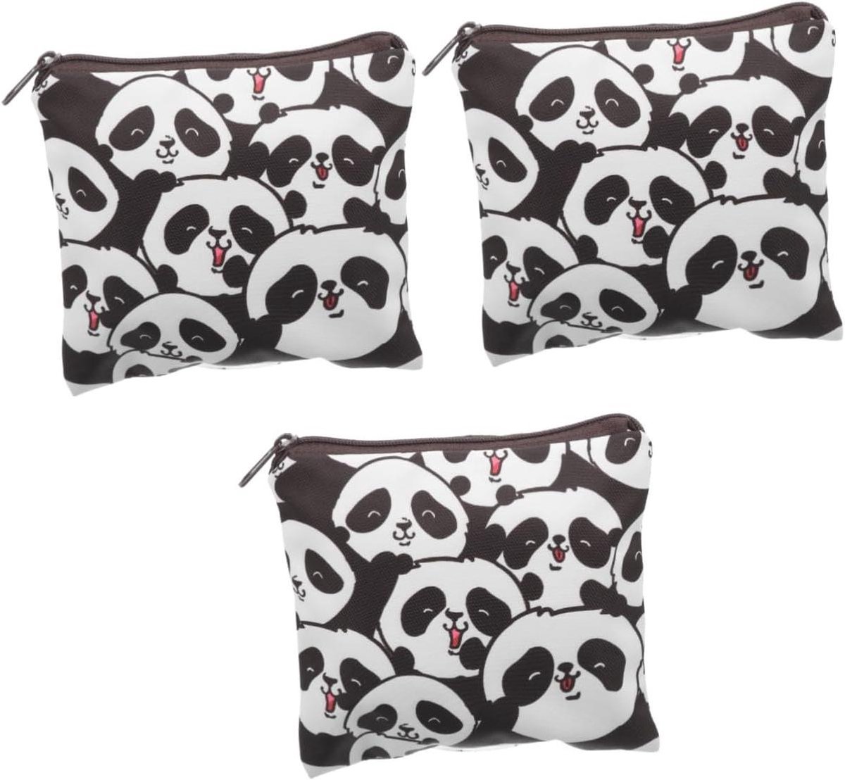 Opbergtasjes - Maandverband zakjes - Persoonlijke hygiëne - Set van 3 - 13 cm breed - Gekleurd